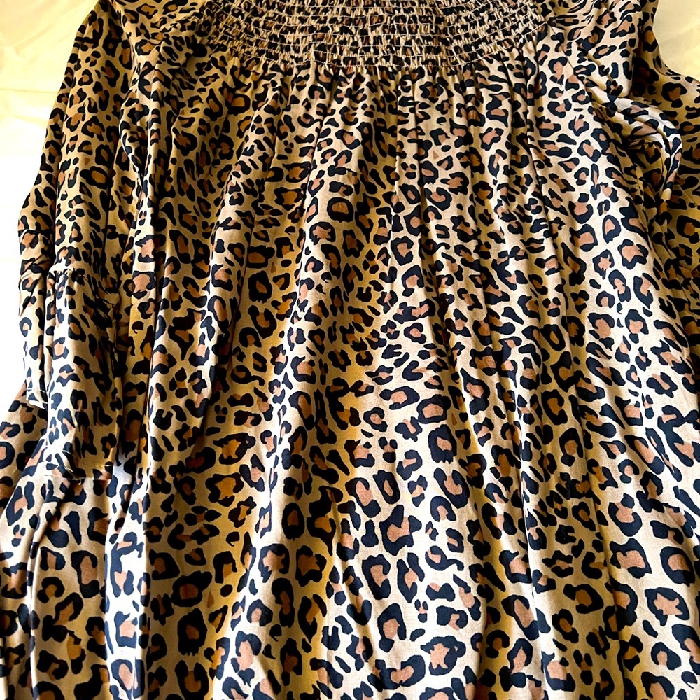 Great leopard print shirt. Never worn